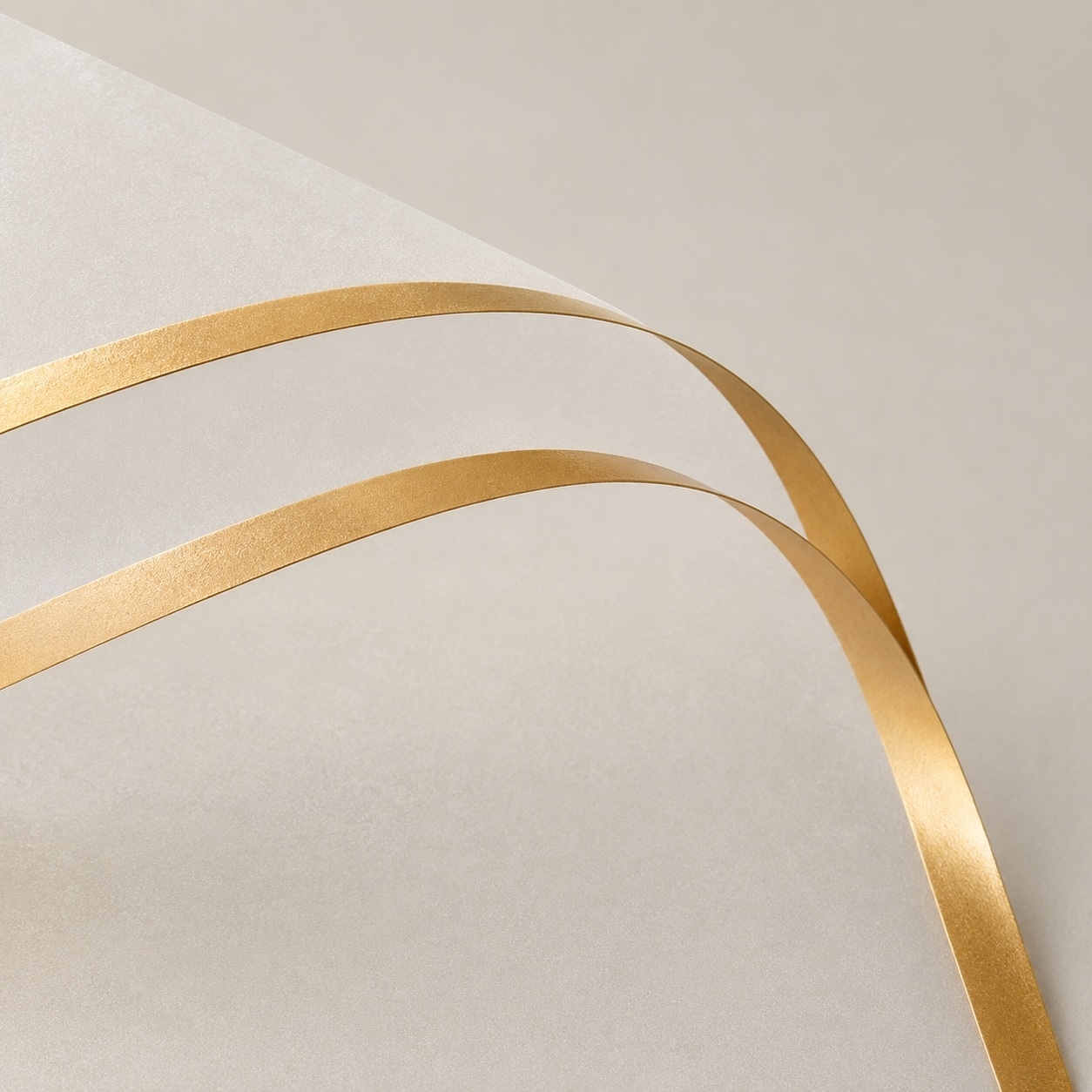 Papel Coreano 57x57cm Ibi Craft x20 esmerilado con borde dorado - VV