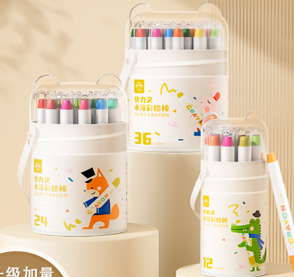 Silky crayons 12 unidades en estuche - VV